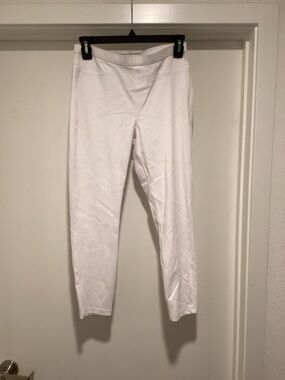 Hue White Stretch Ponte Leggings